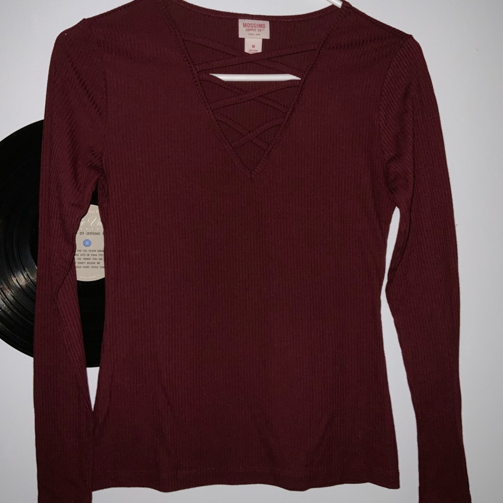Maroon long sleeve